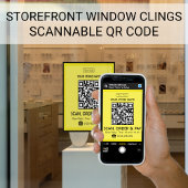 Panneau de magasin Code QR scannable | Scannez, co