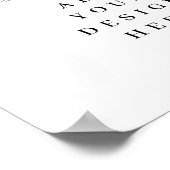 Panneau de mariage 25x20 cm, impression personnali (Coin)