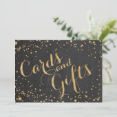Panneau de mariage Cartes et Cadeaux, (Debout devant)