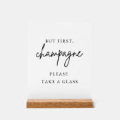 Panneau de mariage Champagne (Recto)