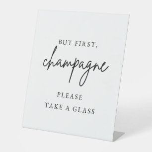 Panneau de mariage Champagne