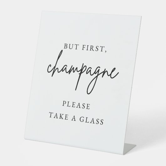 Panneau de mariage Champagne (Recto)
