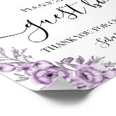 Panneau de mariage de verdure de livre d'or invité (Coin)