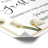 Panneau de mariage de verdure de livre d'or invité (Coin)