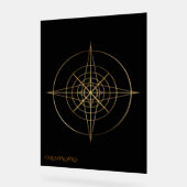 Panneau de mariage en acrylique Géométrie sacrée d (Angle)