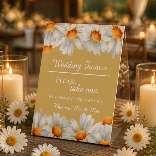 Panneau de mariage Fleur de Daisy