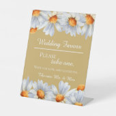 Panneau de mariage Fleur de Daisy (Recto)