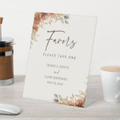 Panneau de mariage Floral Boho de Terracotta Fall (In SItu)