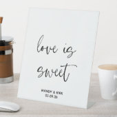 Panneau de mariage "L'amour est doux" - Table de m (In SItu)
