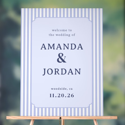 Panneau de Mariage Pastel Élégant (Neutre)
