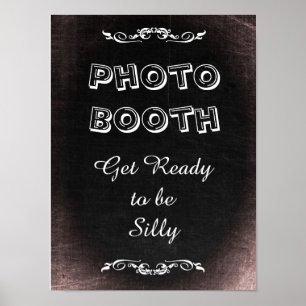 Panneau de mariage pour photomaton, style tableau