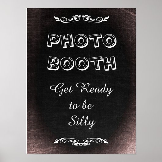 Panneau de mariage pour photomaton, style tableau (Devant)