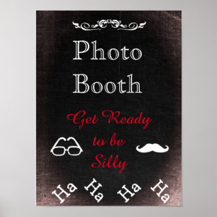Panneau de mariage pour Photomaton, style tableau