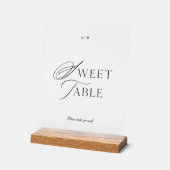 Panneau de mariage pour table de desserts minimali (Angle)