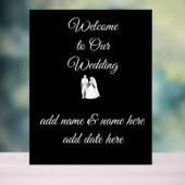 Panneau de mariage / réception (Neutre)