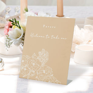 Panneau de Mariage Romantique Fleurs de Pivoine Iv