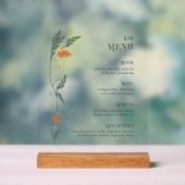 Panneau de menu Art Nouveau vintage (Neutre)