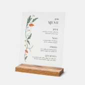Panneau de menu Art Nouveau vintage (Angle)