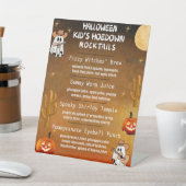 Panneau de menu de mocktail pour la fête d'Hallowe (In SItu)