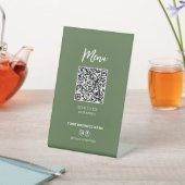 Panneau de menu QR code des restaurants modernes p (In SItu)