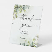 Panneau de Merci de Fête des mariées verdoyante (Recto)