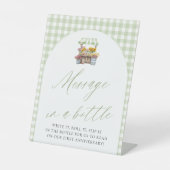 Panneau de message de marché de fermiers verts dan (Recto)