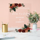 Panneau de mousse de mariage de jardin romantique (Mariage)