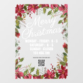 Panneau de Noël de la boutique de Noël (Feuille)