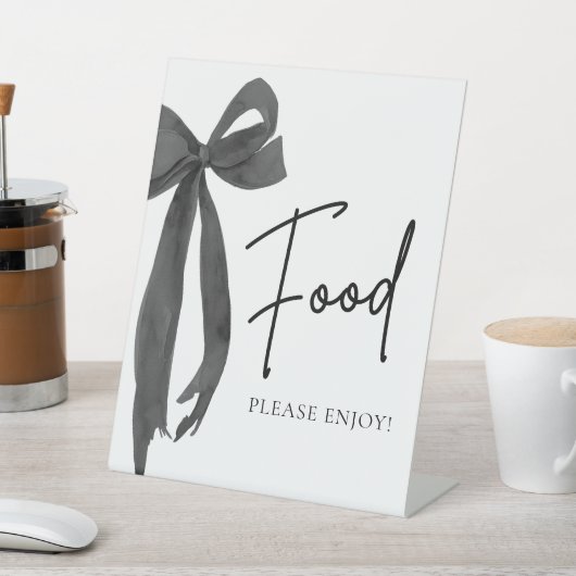 Panneau de nourriture à arc moderne élégant aquare (In SItu)