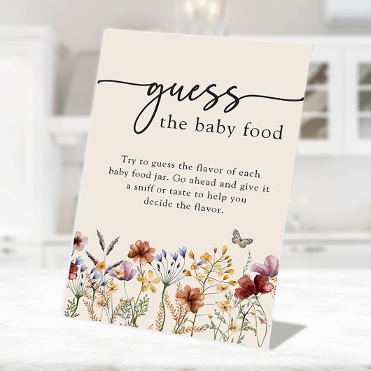 Panneau de nourriture pour bébé Boho