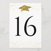 Panneau de numéro de table de fête de remise des d (Dos)