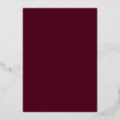Panneau de numéro de table de mariage de bordure B (Verso)