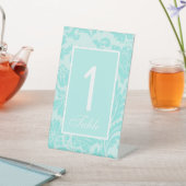 Panneau de numéro de table de mariage en impressio (In SItu)
