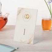 Panneau de numéro de table de mariage | Union sacr (In SItu)