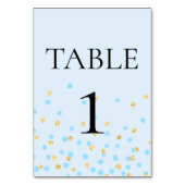 Panneau de Numéro de Table Éléphant Bleu (Par défaut)