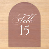 Panneau de numéro de table en calligraphie bourgui (Recto)