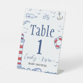 Panneau de numéros de table de douche à roue de ma (Recto)