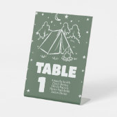 Panneau de numéros de table de douche de camping r (Recto)