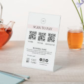 Panneau de paiement par code QR pour les petites e (In SItu)