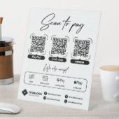 Panneau de paiement par QR Code Scan to Pay (In SItu)
