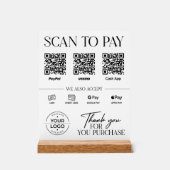 Panneau de paiement par scan moderne : PayPal, Ven (Recto)