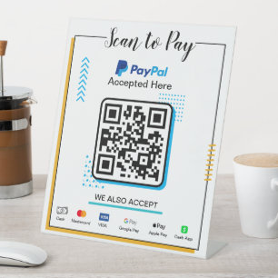 Panneau de paiement pour entreprise à scanner Pa