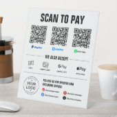 Panneau de paiement tout-en-un pour scanner et pay (In SItu)