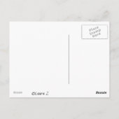 Panneau de Paix Arbres Vertes - Carte d'Art blanch (Dos)