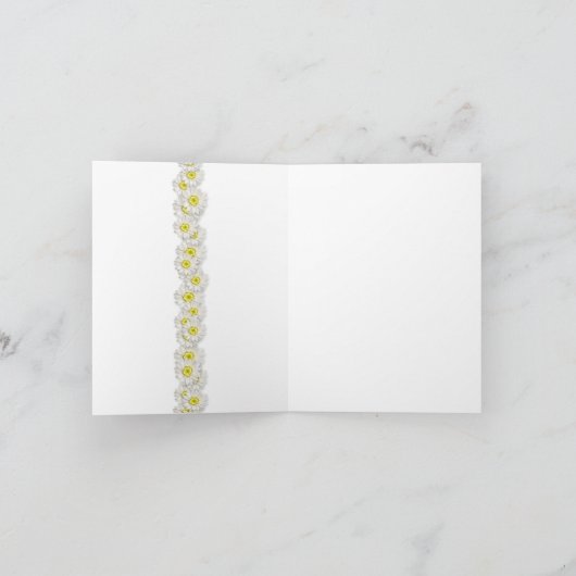 Panneau de Paix Daisy Note de Merci (Intérieur)