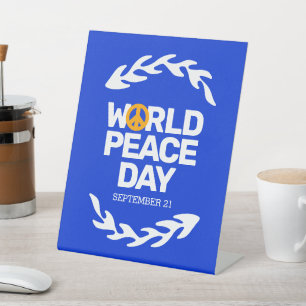 Panneau de paix de la Journée Mondiale de la Paix