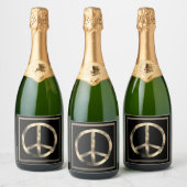 Panneau de Paix Ensemble de Étiquettes de nourritu (Bouteilles)