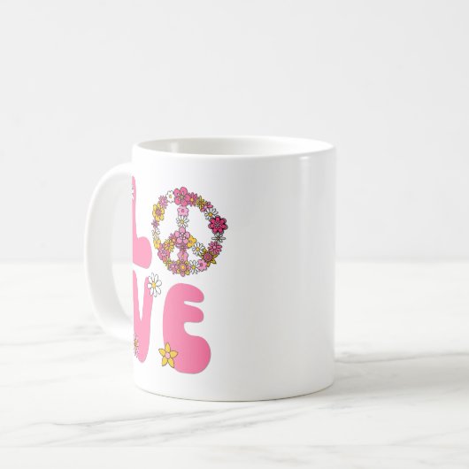 Panneau de paix Love Mug (Devant gauche)