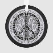 Panneau de Paix TVUC Miroir de voiture suspendu (dos)