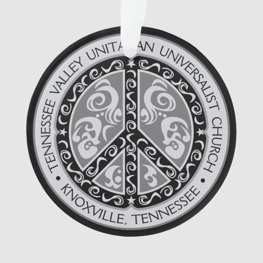 Panneau de Paix TVUC Miroir de voiture suspendu (devant)